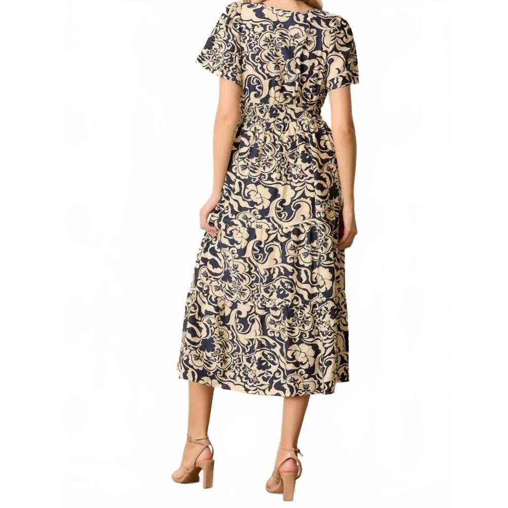 NEW POLAGRAM hatchkins dress in navy - Picture 4 of 4